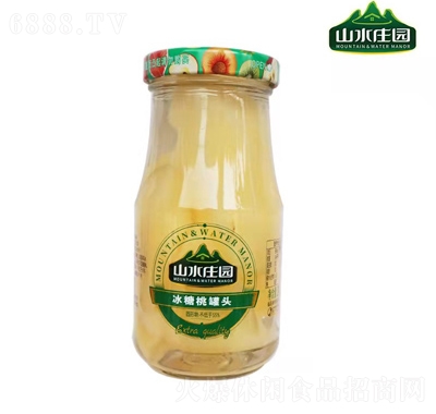 山水莊園冰糖桃子罐頭