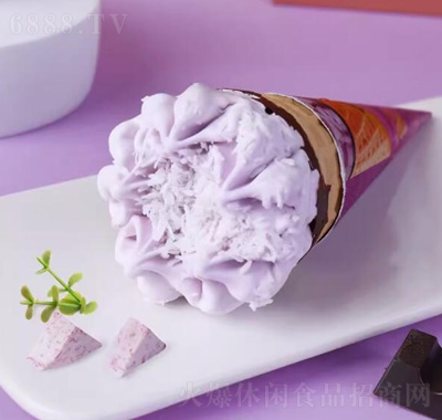 阿波羅甜筒（香芋味）65G休閑食品