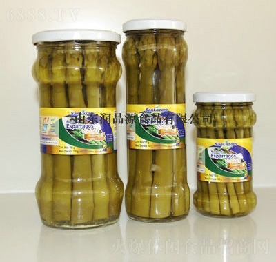 潤品源罐頭蘆筍綠蘆筍休閑食品