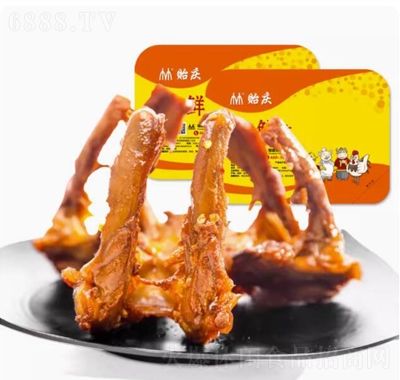 貽慶福建特產鹵味零食香辣鴨鎖骨255g休閑零食