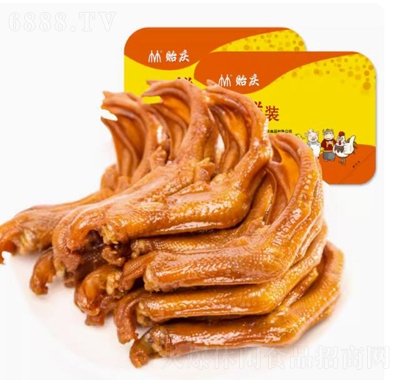 貽慶福建特產(chǎn)鹵味零食香辣鴨爪255g休閑零食