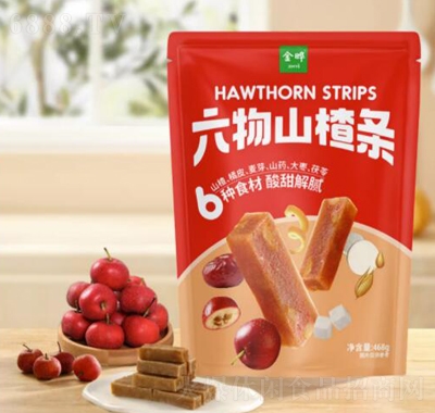 金曄山楂六物條休閑零食