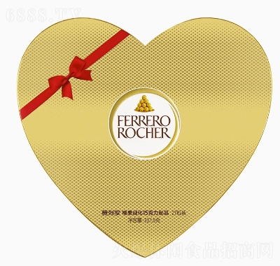 費列羅榛果威化巧克力27粒心形禮盒表白禮物零食食品