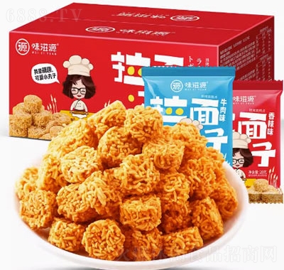 味滋源拉面丸子200g干脆面懷舊小吃宵夜辦公室點心休閑食品