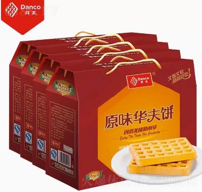 丹夫華夫餅早餐食品零食西式糕點(diǎn)原味面包組合