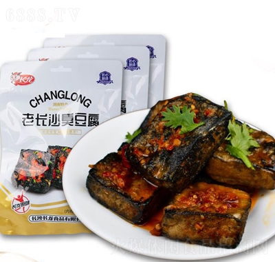 長龍68g老長沙臭豆腐原味辣味零食追劇休閑食品