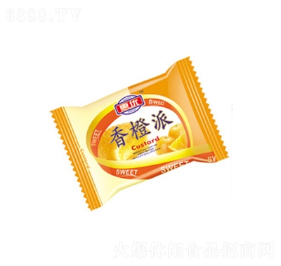 惠優蛋黃派香橙味休閑食品