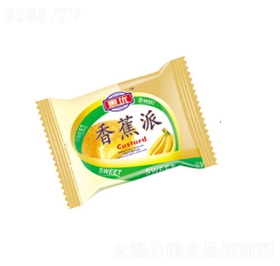 惠優蛋黃派香蕉味休閑食品