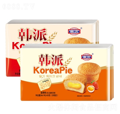 惠優韓派蛋黃派休閑食品