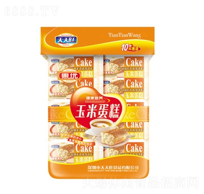 天天旺玉米蛋糕10枚袋裝休閑食品