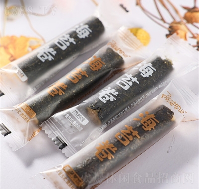 阿婆家的注心海苔卷雞蛋卷夾心海苔肉松卷網紅休閑零食品招商