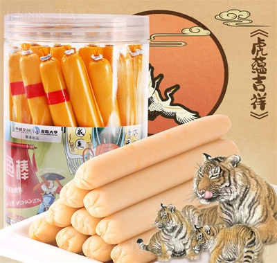海島大亨中郵文創聯名深海鱈魚腸原味450g