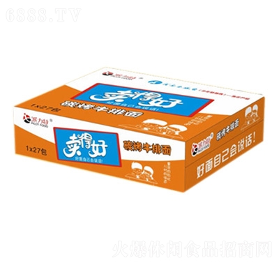 派力特賣得好炭烤牛排面箱裝干脆面休閑零食