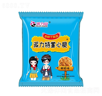 派力特派力特掌心脆鮮蝦味干脆面休閑零食