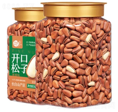 每果時光東北松子500g每日堅果炒貨手剝松子即食干果休閑零食