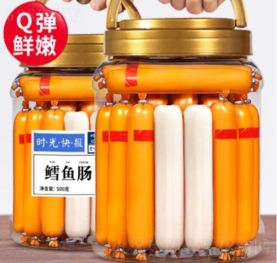 每果時光寶寶鱈魚腸即食肉類海鮮零食孕婦小零食魚肉火腿腸休閑食品