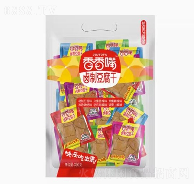 香香嘴鹵豆干多口味袋裝350g麻辣散裝休閑零食