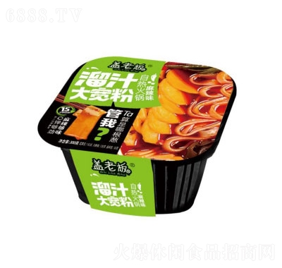 蓋老板速食自熱火鍋溜汁大寬粉