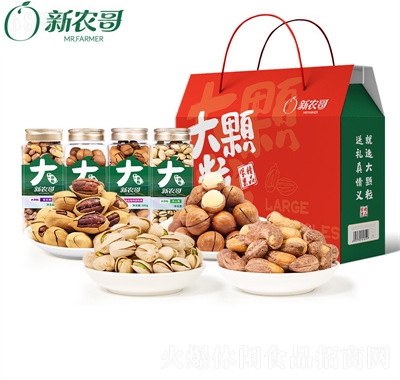 新農(nóng)哥堅果禮盒探親送長