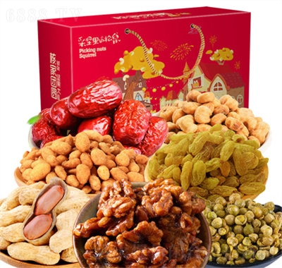 咪樂奇年貨堅果果仁炒貨禮盒干果休閑食品代理