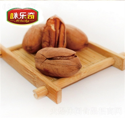 咪樂奇奶香碧根果罐裝堅果228克長壽果小吃零食食品