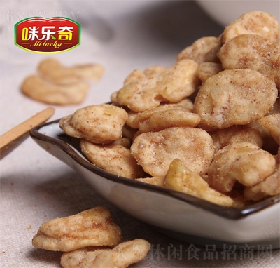 咪樂奇蟹黃味蠶豆片蘭花豆休閑零食炒貨堅果