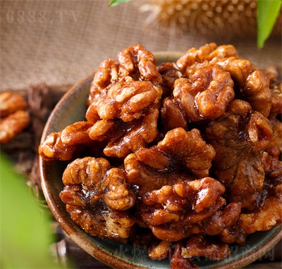 咪樂奇新貨芝麻琥珀核桃仁蜂蜜堅(jiān)果干果仁食品