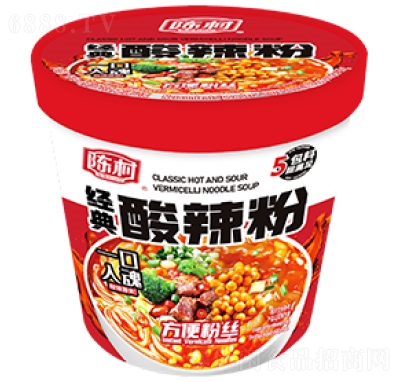 陳村杯裝經(jīng)典酸辣粉方便速食休閑食品