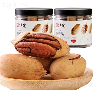 天淳罐裝碧根果長壽果現炒干果堅果休閑食品零食