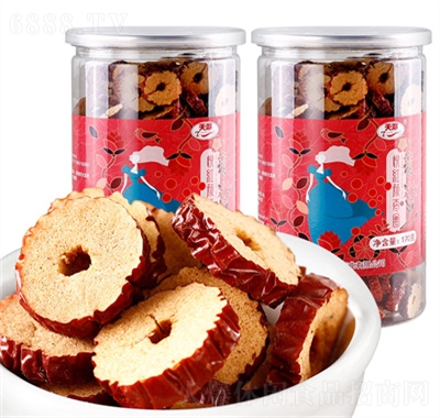 天淳新疆若羌紅棗圈脆片無核干吃泡茶煮粥食品休閑零食