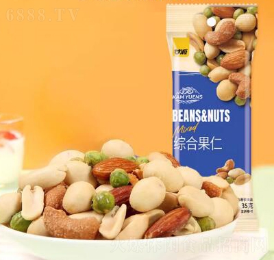 甘源繽紛綜合果仁袋裝堅(jiān)果仁核桃扁桃仁干貨零食小吃袋裝