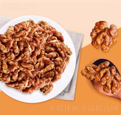 甘源蜂蜜味琥珀核桃仁堅(jiān)果去殼熟制堅(jiān)果零食