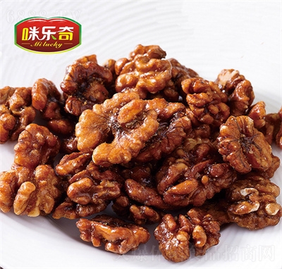 咪樂奇琥珀核桃仁堅(jiān)果干果炒貨休閑食品招商