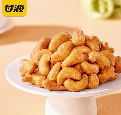 甘源炭燒味腰果仁100g休閑零食