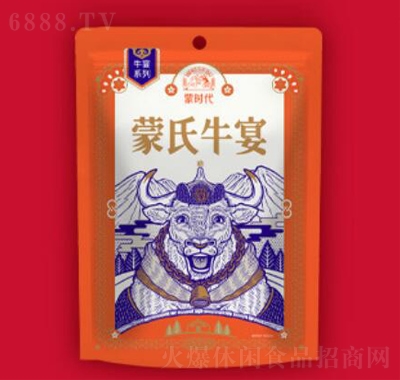 蒙時代內蒙古醬牛肉五香牛肉開袋即食美味100g袋裝