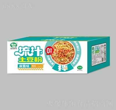 豫樹(shù)流汁土豆粉麻醬味248gX12