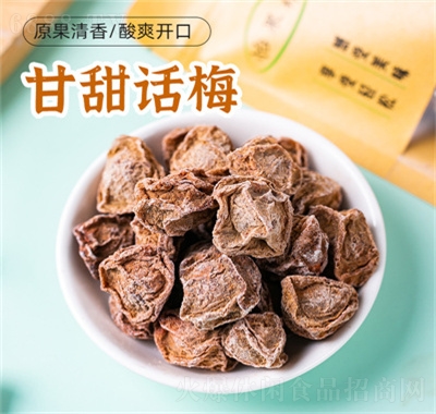 象果九制話梅甘咸梅休閑食品零食蜜餞批發