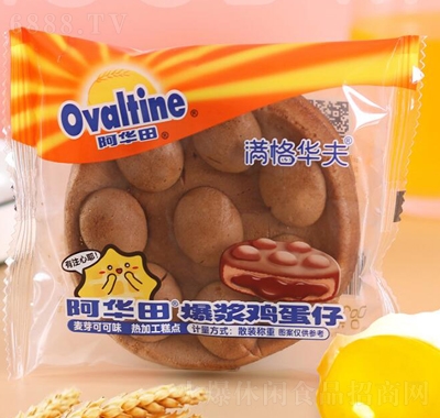 滿格華夫阿華田爆漿雞蛋仔520g麥芽可可味