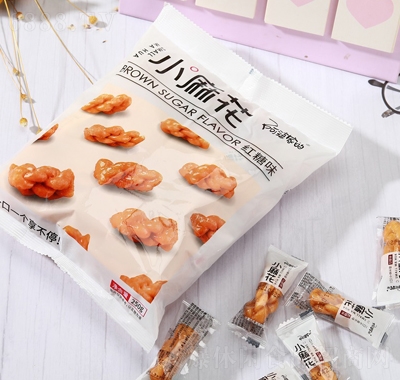 阿婆家的椒鹽紅糖小麻花傳統糕點散稱休閑小零食紅糖味