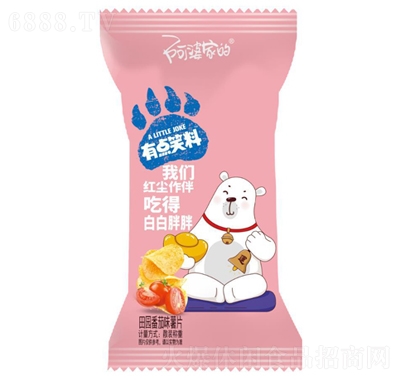 阿婆家的有點笑料薯片番茄味休閑零食