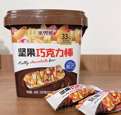 米兜熊堅果棒代餐零食甜品巧克力小吃