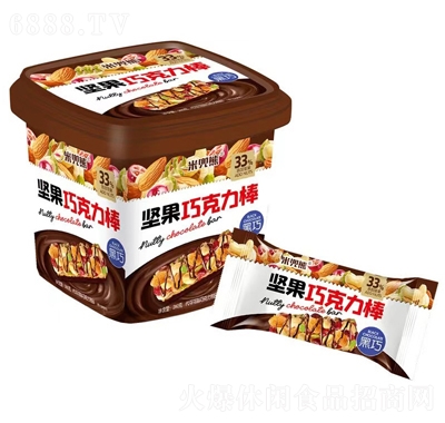 米兜熊堅果棒代餐零食甜品巧克力小吃260g