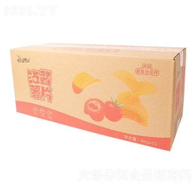 阿婆家的薯大小沾醬薯片網(wǎng)紅小零食散裝小吃零食46g