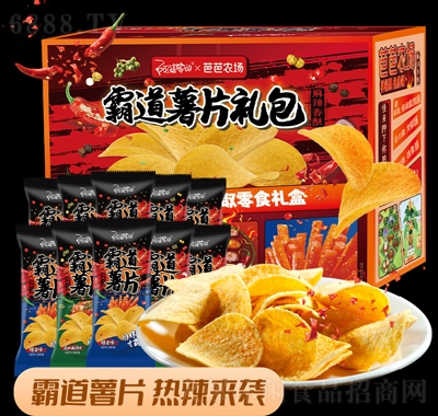 阿婆家的霸道薯片麻辣條味網(wǎng)紅休閑小零食