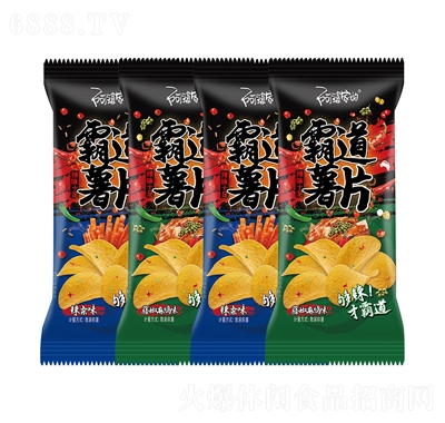 阿婆家的霸道薯片麻辣條味網(wǎng)紅休閑小零食混合口味