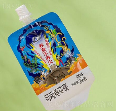 富牛可吸龜苓膏果凍200g袋裝原味