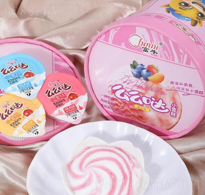 富牛夏季新款迷你果味小雪糕兒童休閑零食混合裝