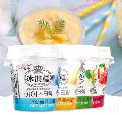 富牛休閑零食冰淇糕小杯裝混合口味