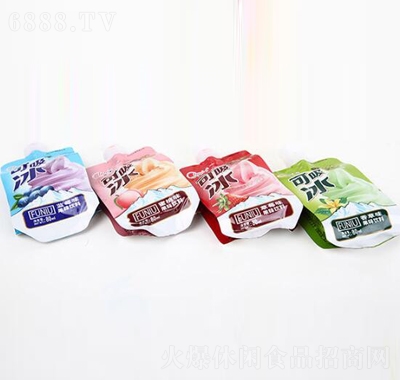 富牛可吸冰冰淇淋休閑食品混合口味