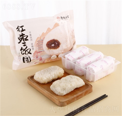 棗糧先生網紅糯米飯團速凍加熱即食方便速食